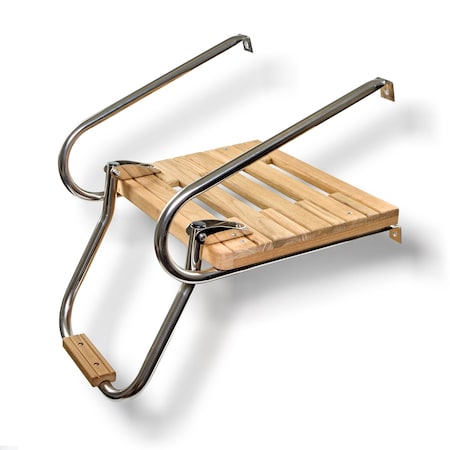 Whitecap Teak Swim Platform with Mounting Brackets 60903
